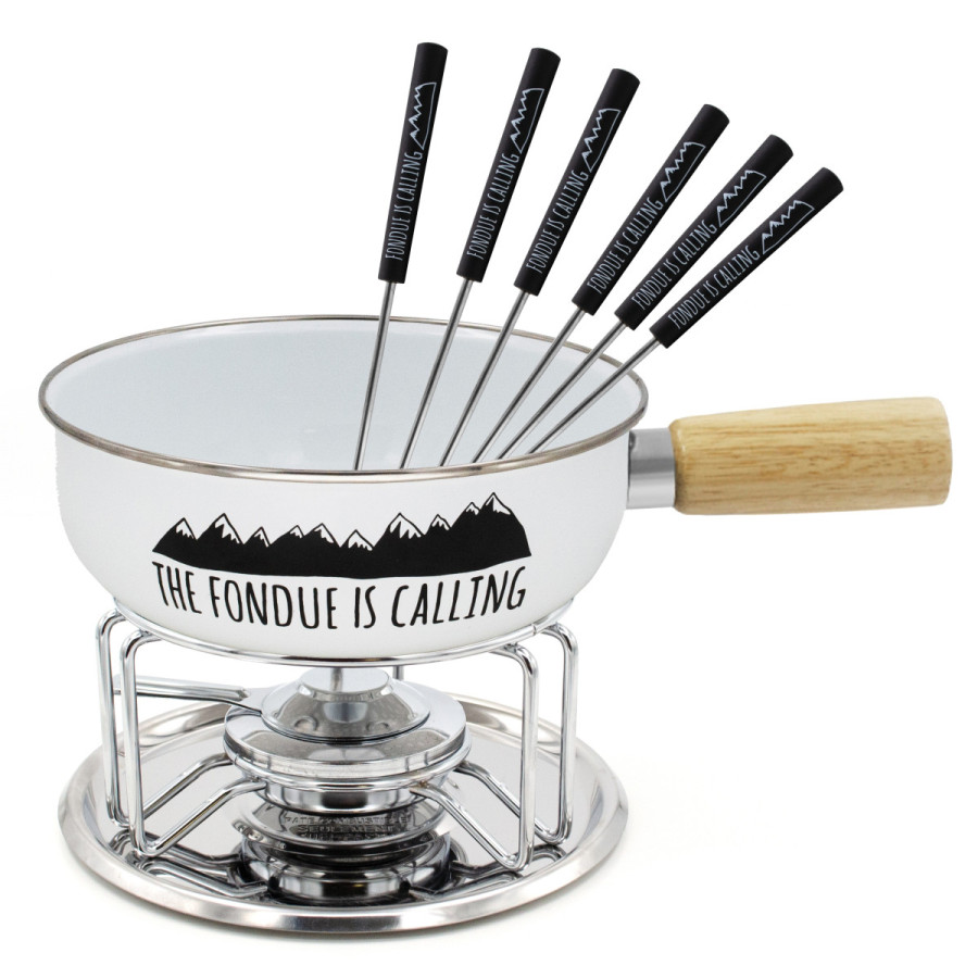 Set The Fondue is calling blanc Set The Fondue is calling blanc